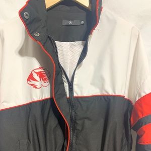 ARIZONA STATE Full Zip Up Jacket Unisex Red, White and Black color size US 4